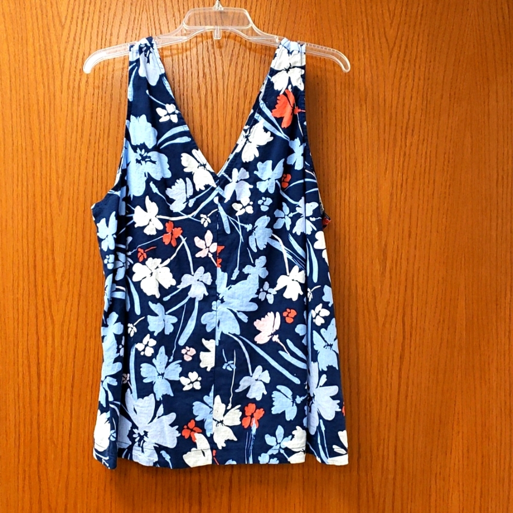 A line linen top